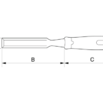 Dłuto do drewna 14 mm ERGO™ 434-14 BAHCO