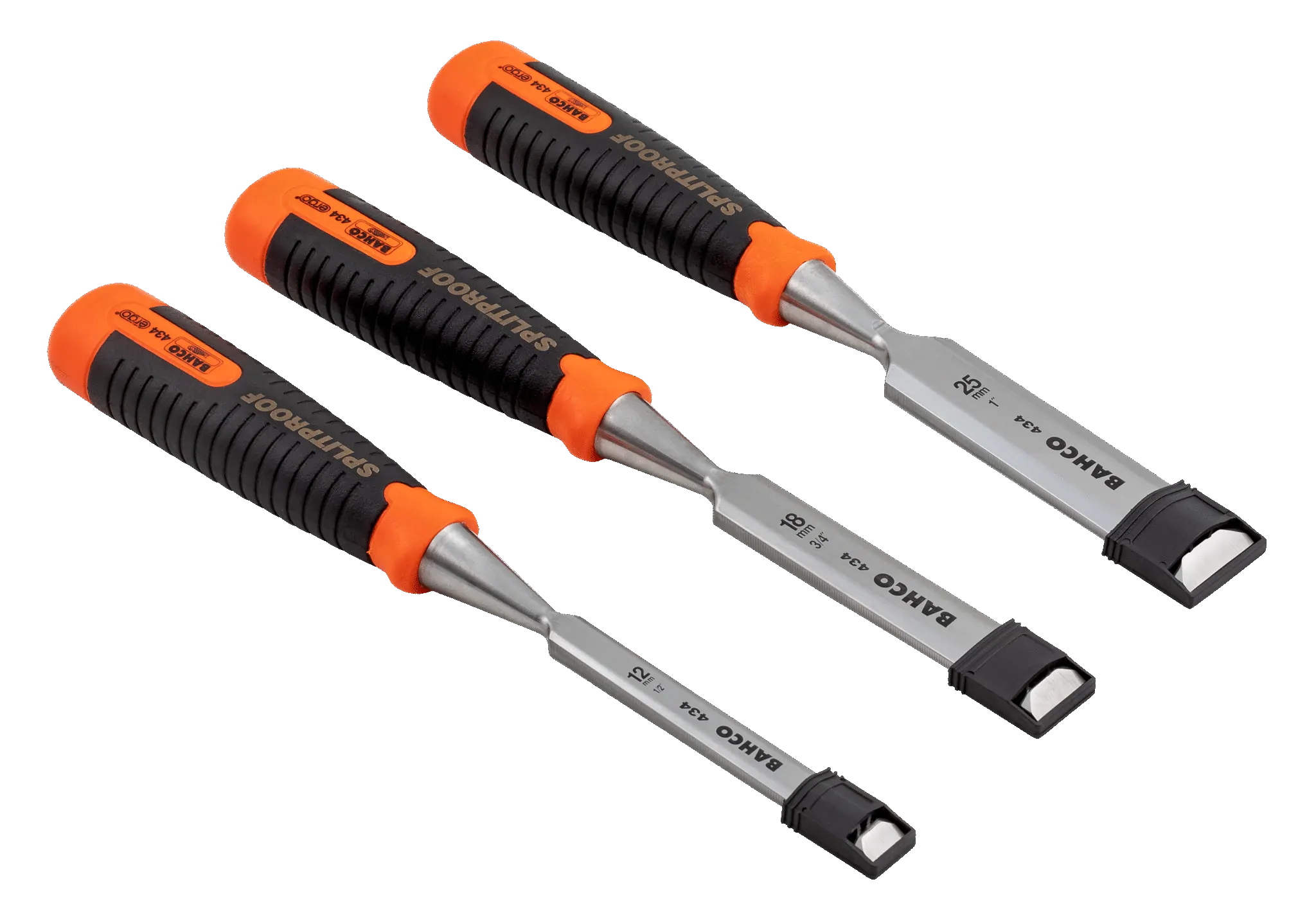 Zestaw 3 sztuk dłut do drewna ERGO™ 434-S3-EUR BAHCO