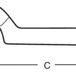 Klucz hakowy nastawny 32-75 mm 4106-32-75 BAHCO