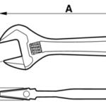 Klucz nastawny nieiskrzący CU-BE 250 mm NSB001-250 Bahco