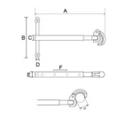 Klucz teleskopowy do nakrętek 10-32 mm 363-32 BAHCO
