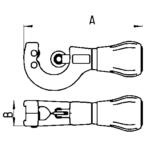 Obcinak do rur 8-35 mm 302-35 BAHCO