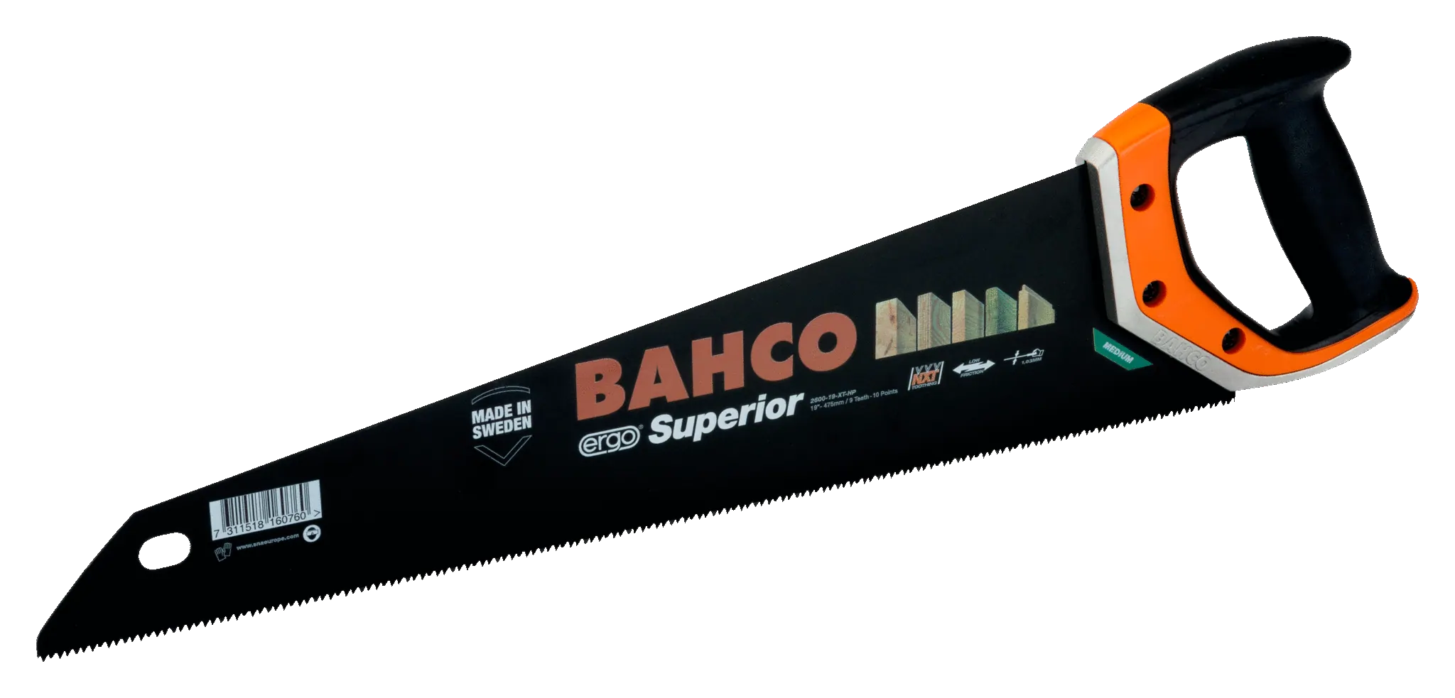 Piła ręczna 475 mm Superior 2600-19-XT-HP BAHCO