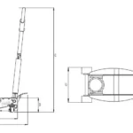Podnośnik wózkowy z funkcją szybkiego podnoszenia 3 tony typu „żaba” BH13000QA Bahco