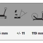 Podnośnik wózkowy 3 tony typu „żaba” BH13000 BAHCO