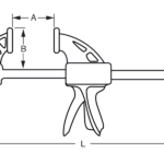 Ścisk automatyczny 300 mm QCB-300 BAHCO
