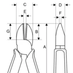 Szczypce ucinaki boczne 160 mm 2171G-160 BAHCO