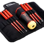 Wkrętak izolowany VDE z grzechotką i 6 wymiennymi grotami 808061 BAHCO