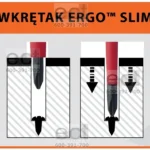 Wkrętak izolowany VDE z grzechotką i 6 wymiennymi grotami 808062 BAHCO