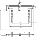 Wysięgnik regulowany BH6AC1-680A Bahco