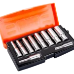 Zestaw 10 szt. długich nasadek 1/4” S0810L BAHCO