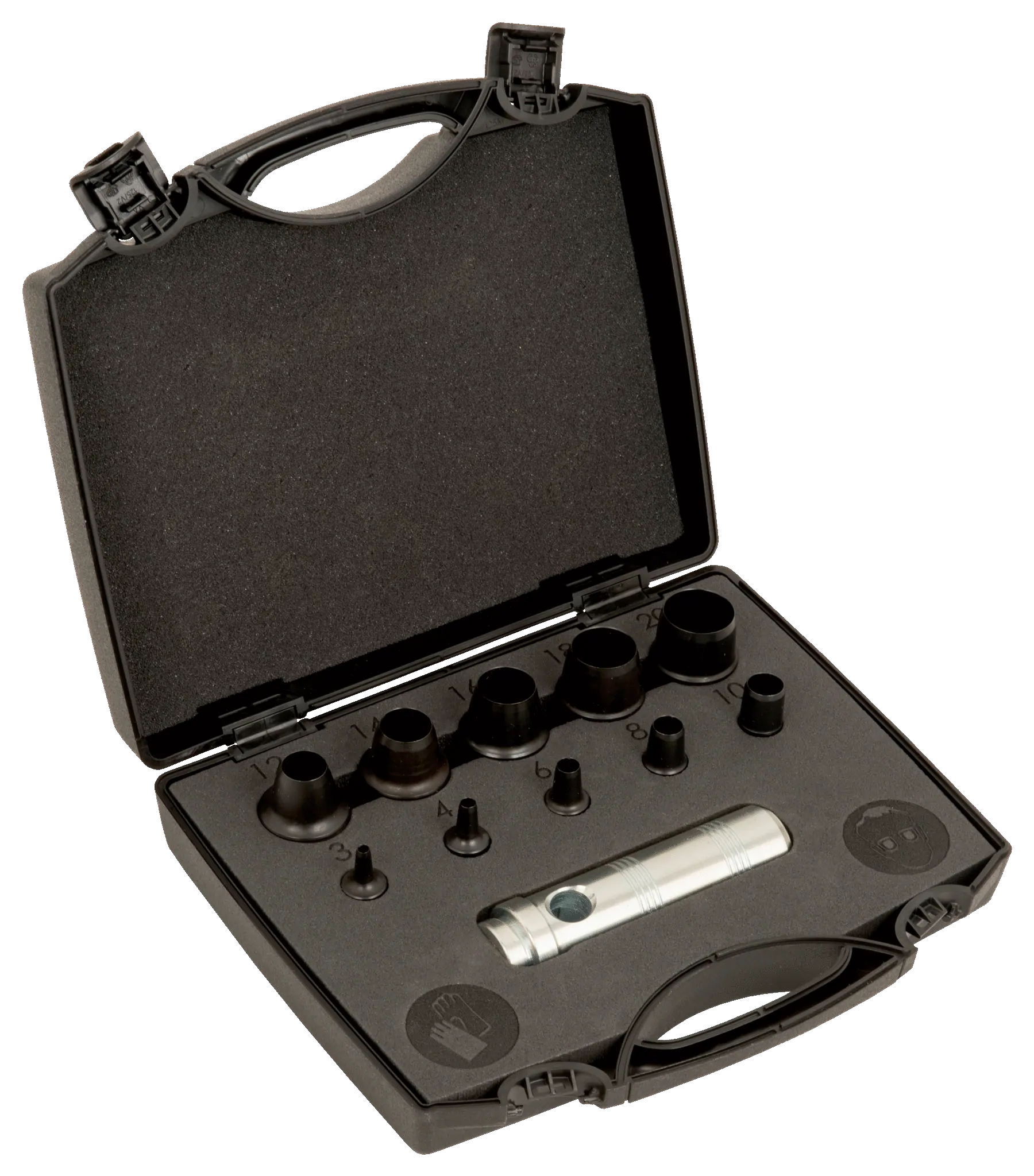 Zestaw 11 sztuk wykrojników walcowych 3-20 mm 400.003.020 Bahco