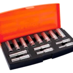 Zestaw 14 szt. długich nasadek 3/8” S1214L Bahco