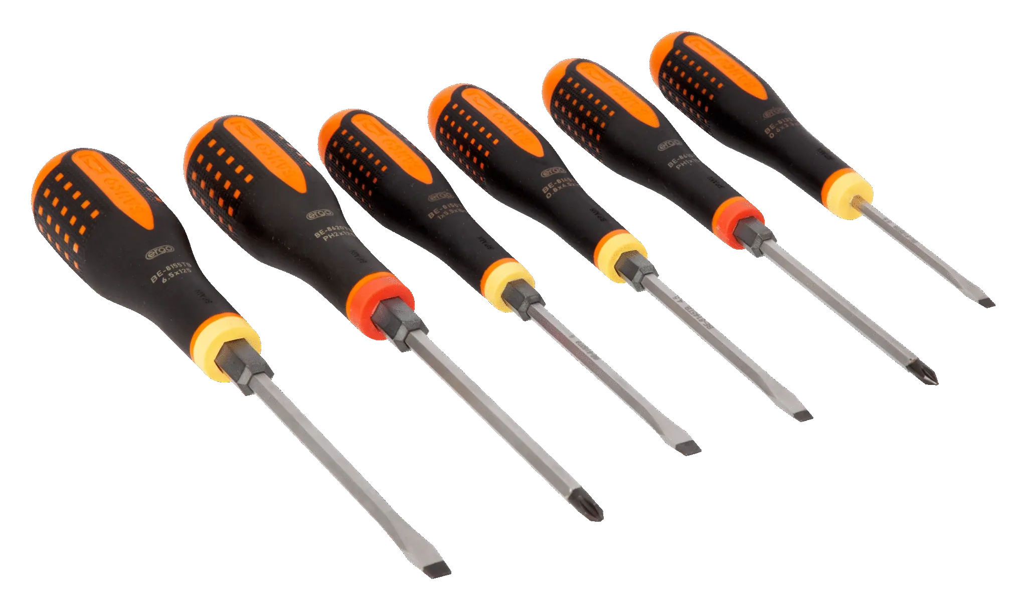 Zestaw 6 szt. wkrętaków płaskie i PH ERGO™ BE-9881TB BAHCO