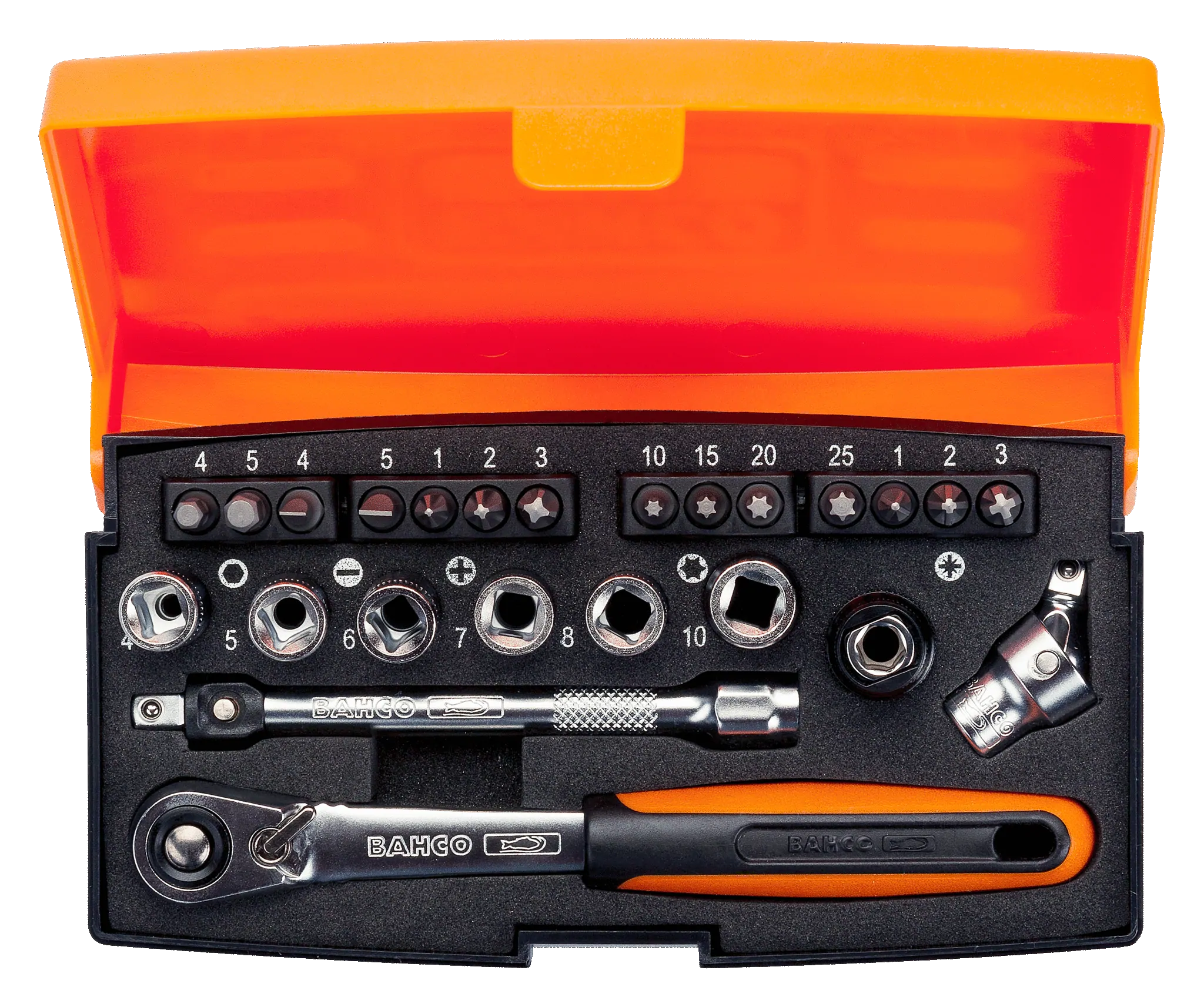 Zestaw narzędzi 1/4'' 24 el. SL24 BAHCO