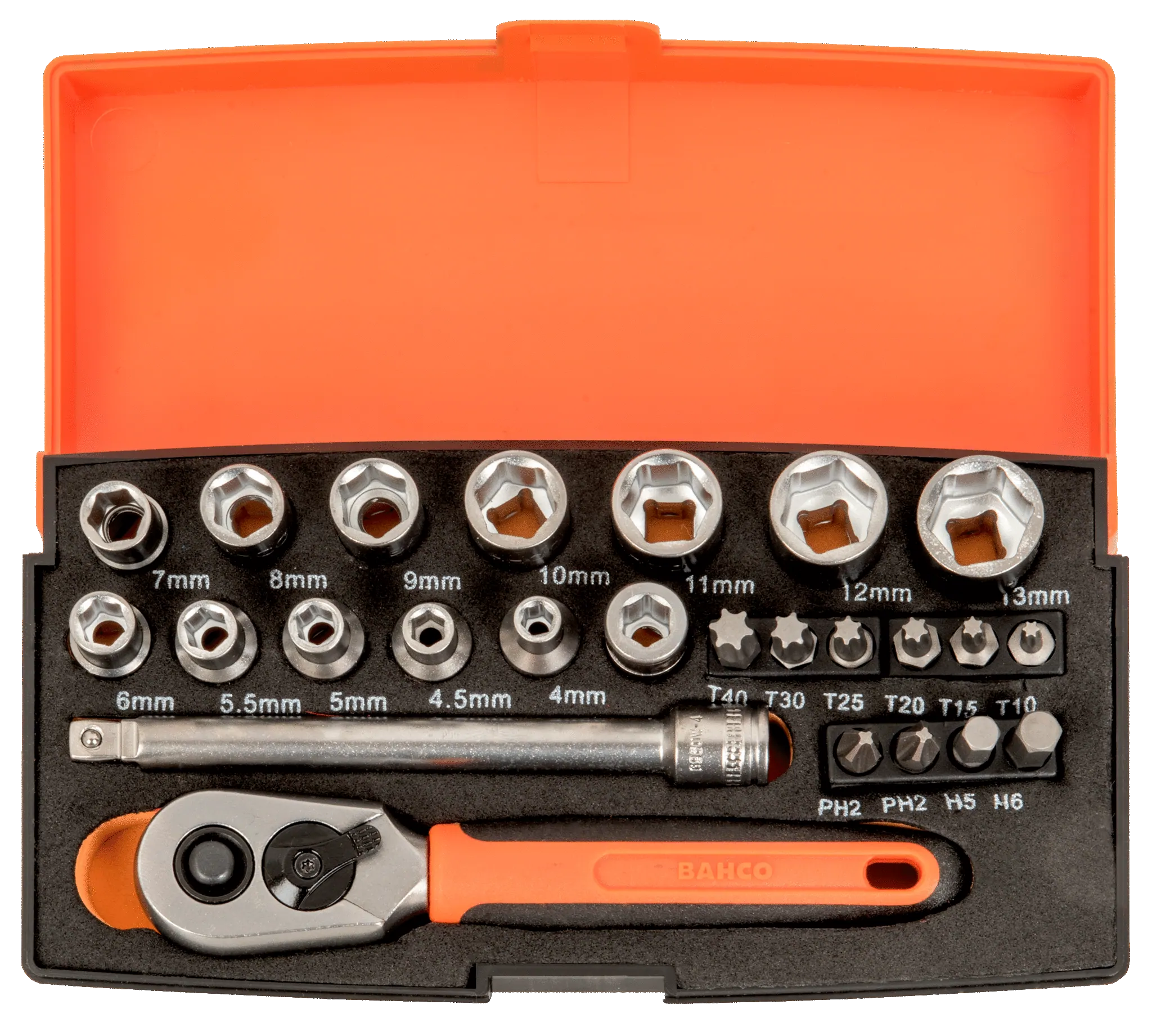 Zestaw narzędzi 1/4'' 25 elementów SL25 BAHCO