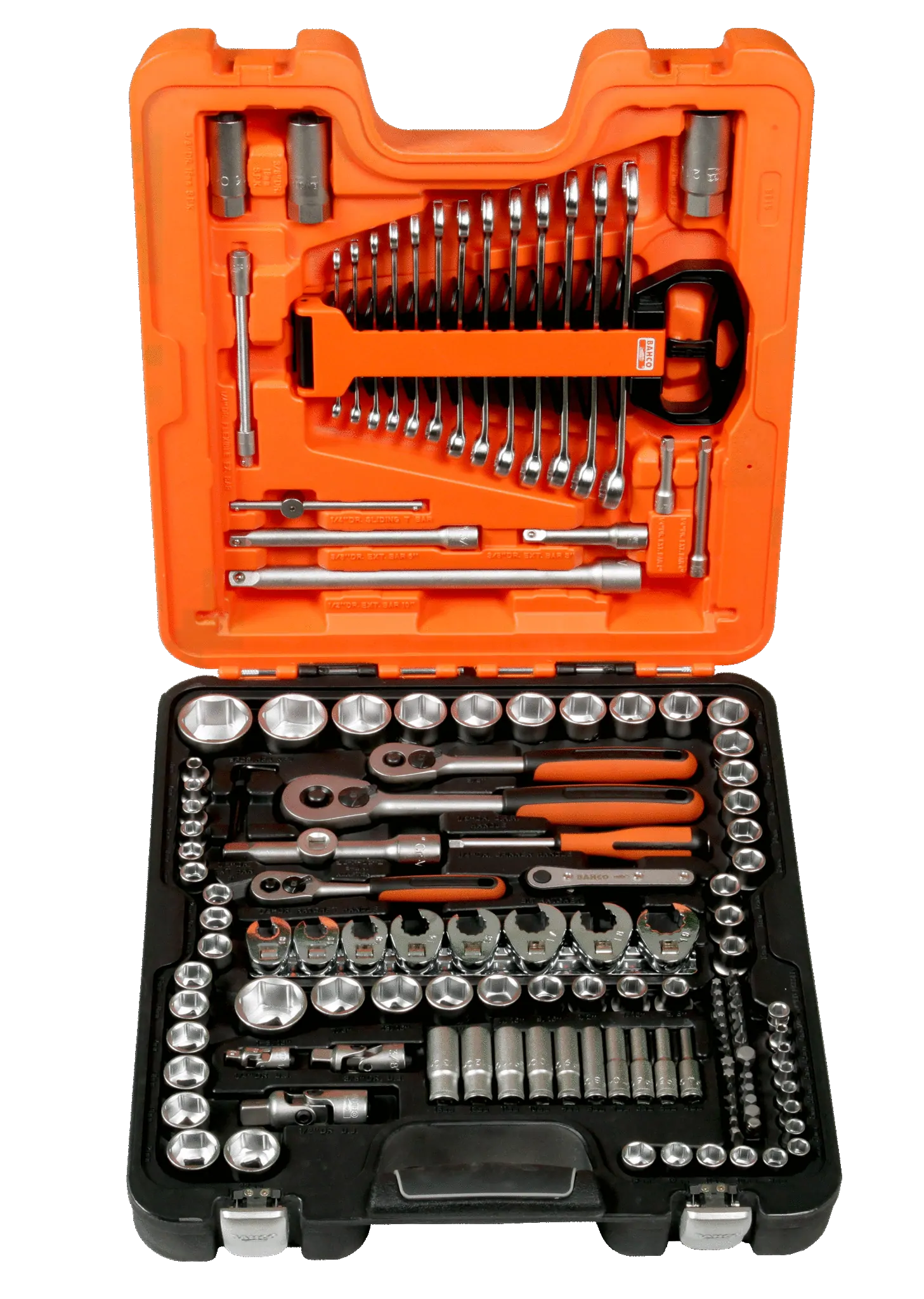 Zestaw narzędzi 1/4'', 3/8'' i 1/2'' - 138 elementów S138 BAHCO