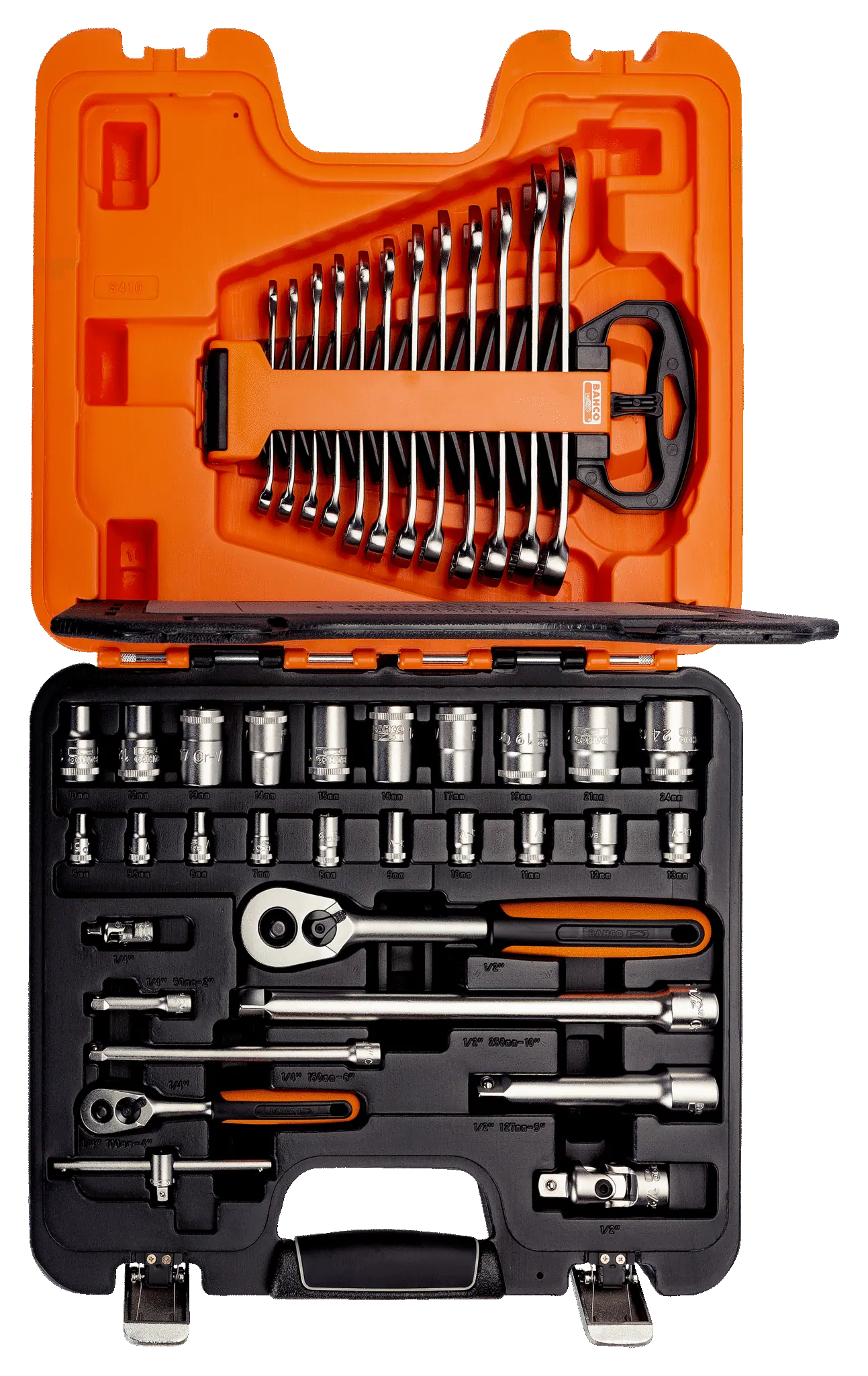 Zestaw narzędzi 1/4'' i 1/2'' - 41 elementów S410 BAHCO