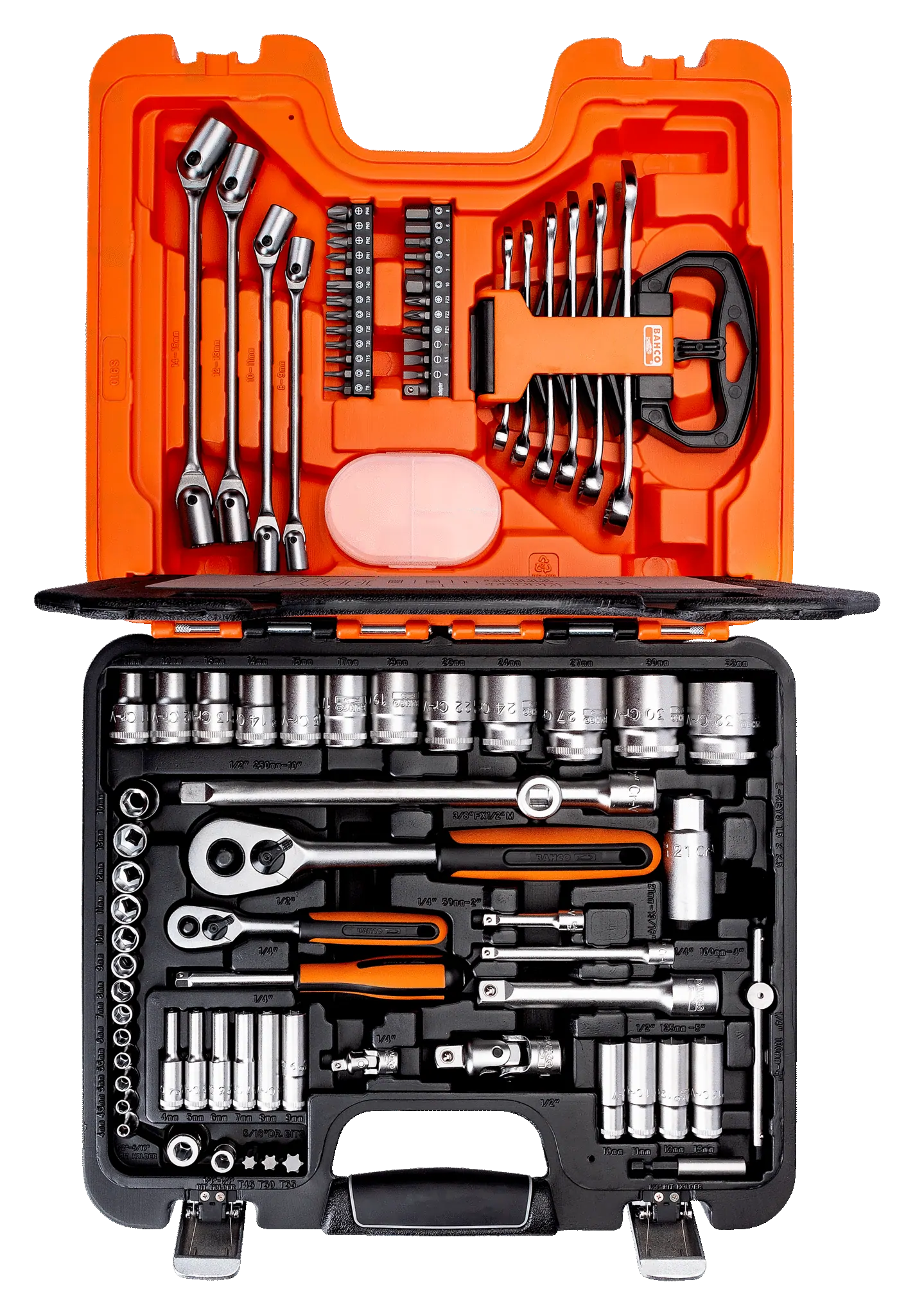 Zestaw narzędzi 1/4'' i 1/2'' - 91 elementów S910 BAHCO