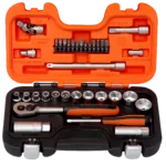 Zestaw narzędzi  1/4” i 3/8” calowych – 34 elementy S330AF BAHCO