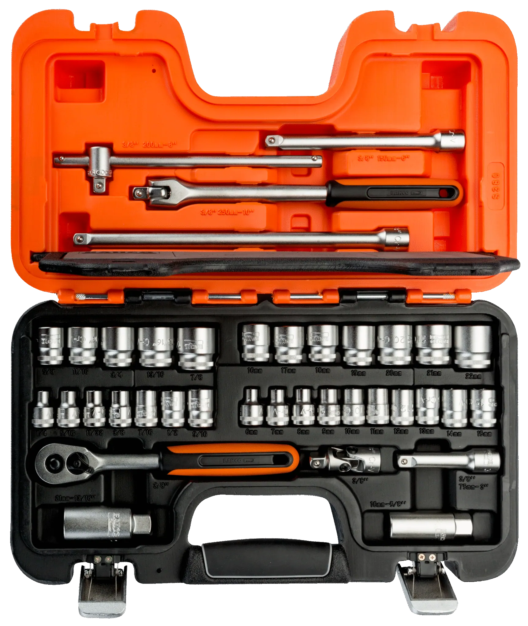 Zestaw narzędzi 3/8'' 38 el. S380 BAHCO