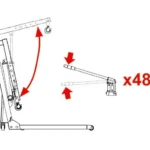 Żuraw składany 1t BH6FC1000 Bahco