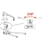 Żuraw składany 1t BH6FC1000 Bahco